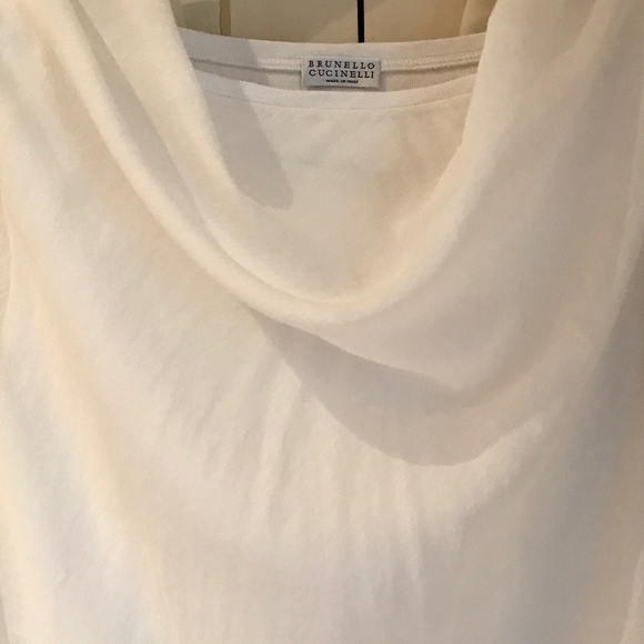 BRUNELLO CUCINELLI SILK LAYERED BLOUSE - Picture 10 of 11